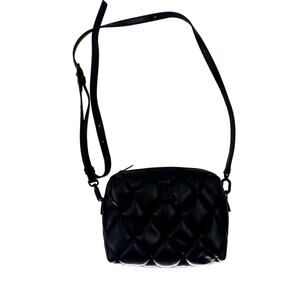 Balenciaga Quilted Nappa Leather B Logo Camera Crossbody Bag Black Women's OS